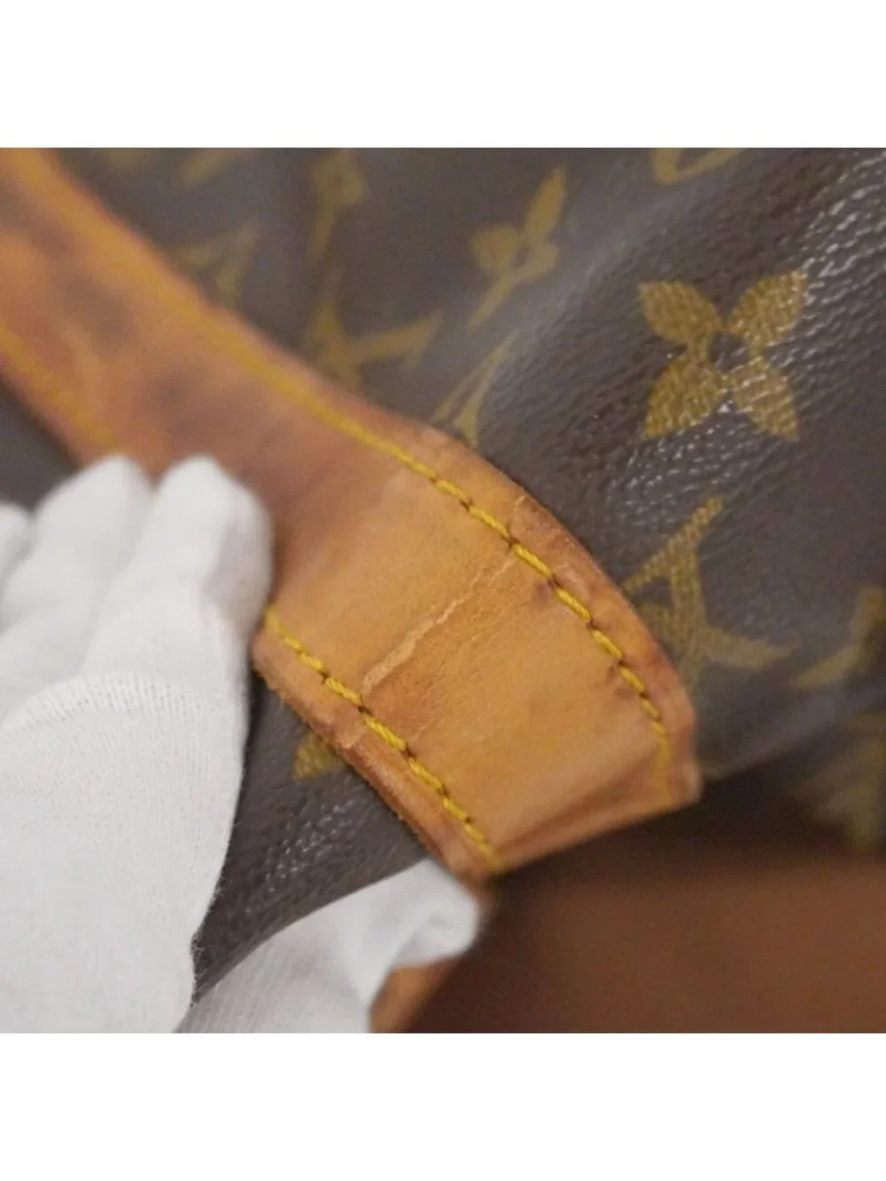 Louis Vuitton Boston Bag Monogram Keepall Bandouliere 55 Brown - Picture 6 of 10